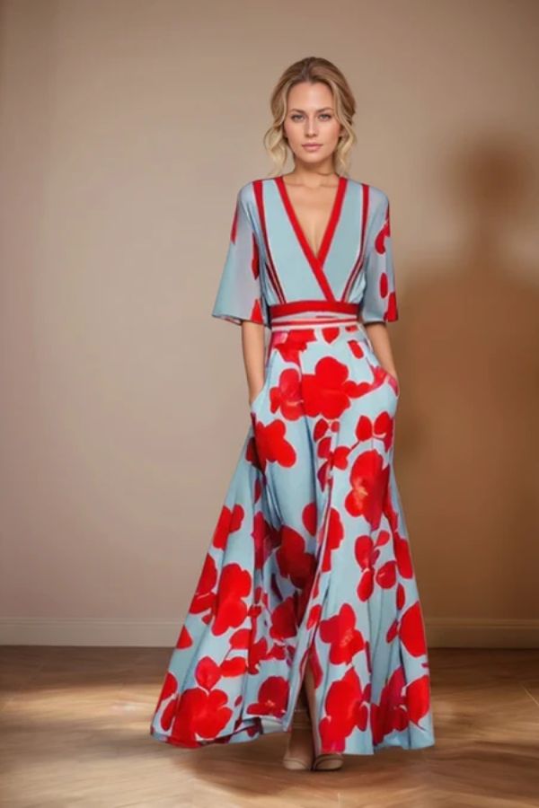 Vivian | Bold Blossom Elegance