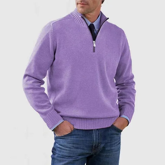 Bryce | Classic Quarter-Zip Sweater