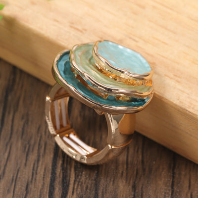 Boho Triple Layered Enamel Ring