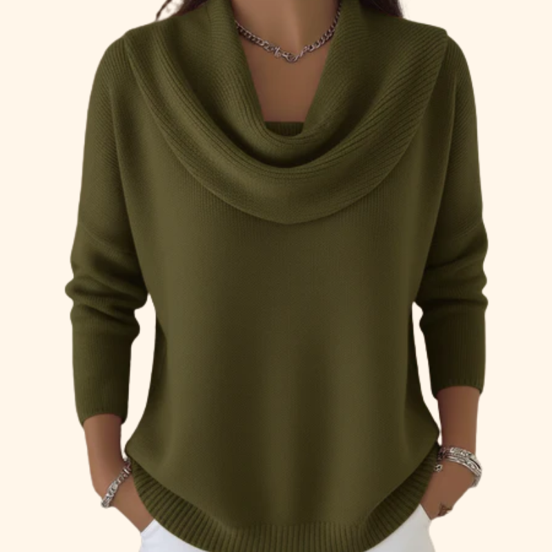 Diana | Cozy Drape Sweater