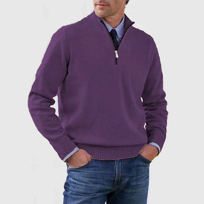 Bryce | Classic Quarter-Zip Sweater