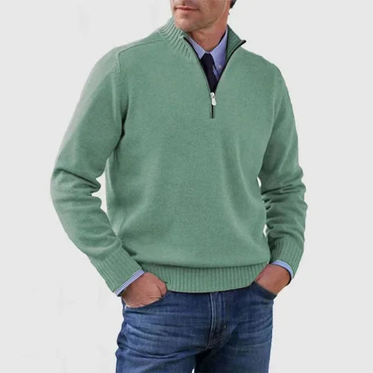 Bryce | Classic Quarter-Zip Sweater