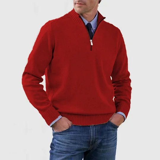Bryce | Classic Quarter-Zip Sweater