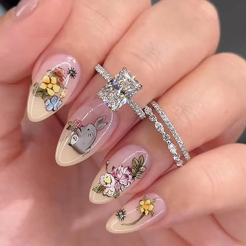 Jaily 3PC Wedding Ring Set | White Gold