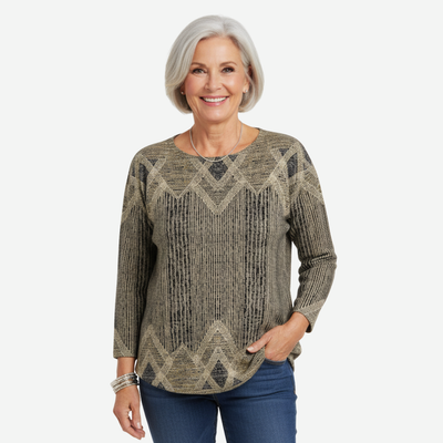 Riley | Golden Artistry Blouse