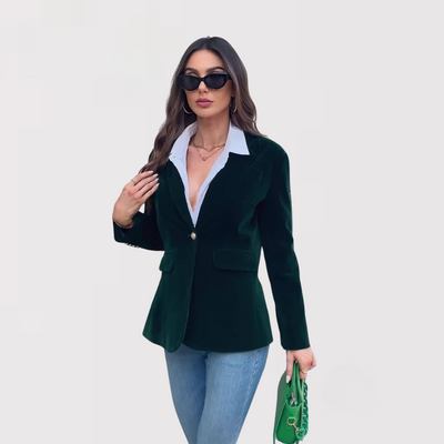 Willa | Velvet Sophistication Blazer