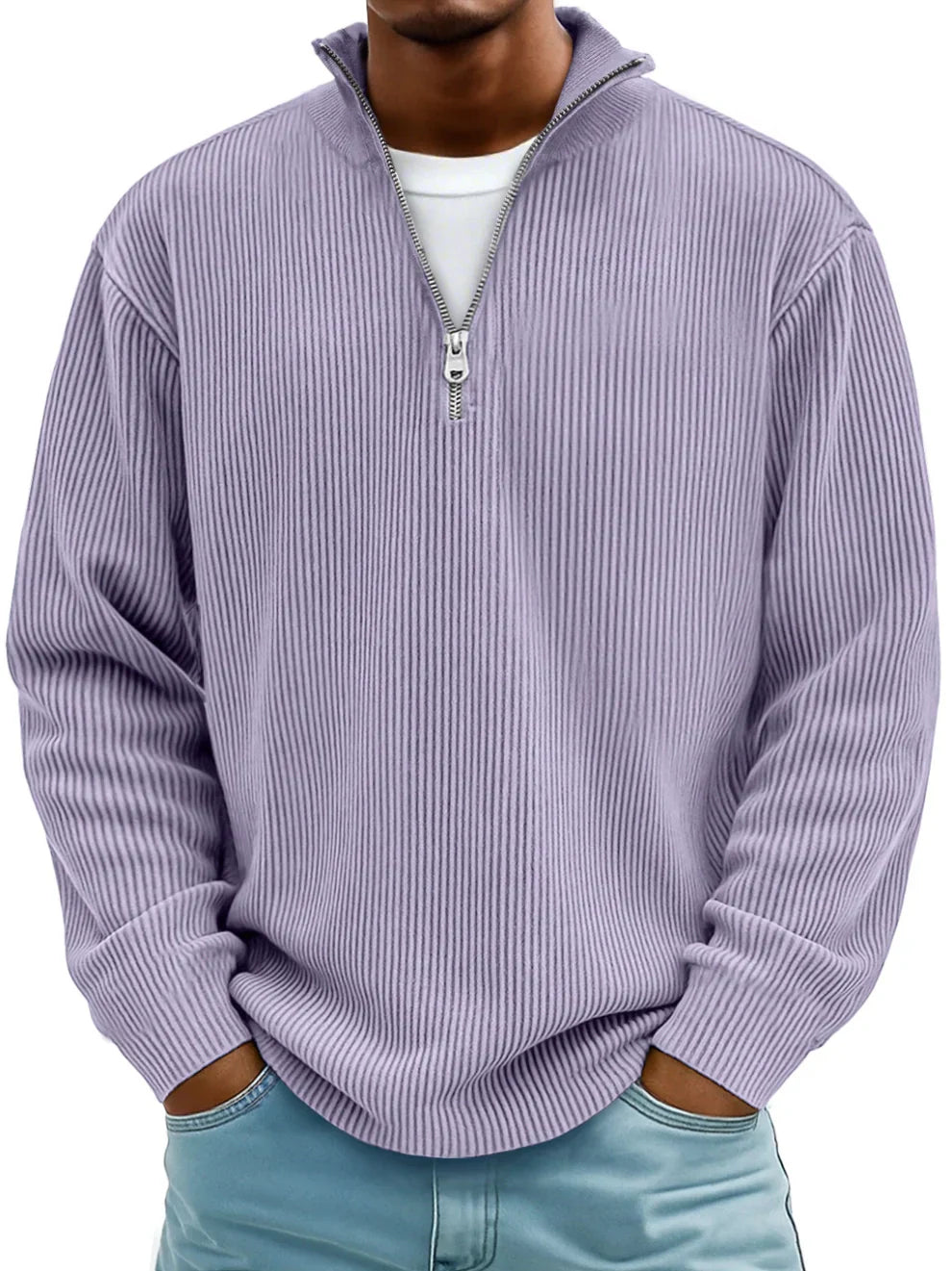 Ethan | Casual Zip Sweater