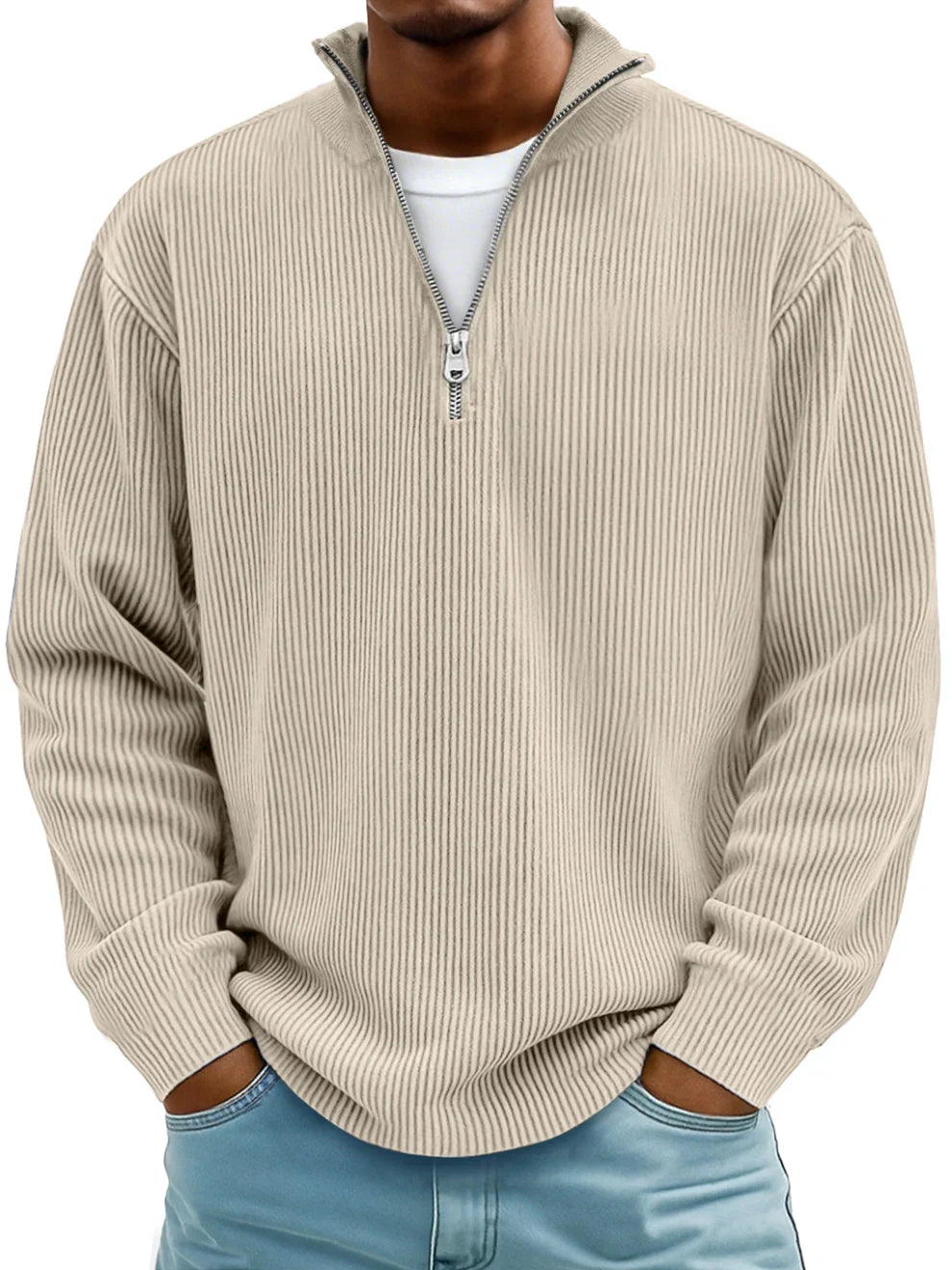 Ethan | Casual Zip Sweater