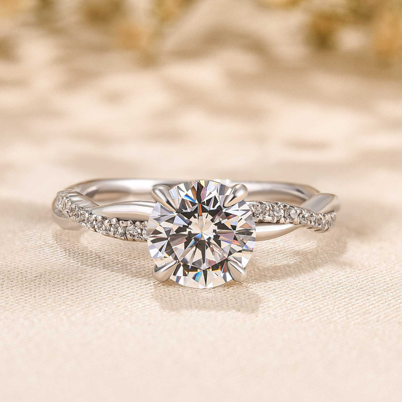 Le Jane Ring | White Gold