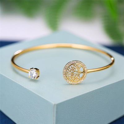 Elegant adjustable Tree of Life Bracelet