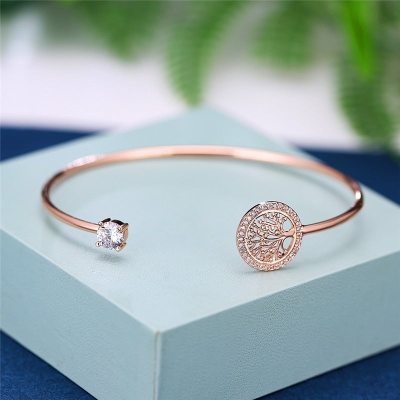 Elegant adjustable Tree of Life Bracelet