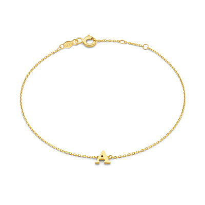 Vita Signa Personalized Initial Bracelet in 14k Gold