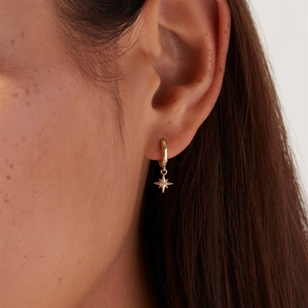 Vudu Earrings in 18k Gold