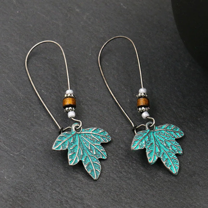 Ethnic Vintage Bohemia Big Ear Hook Drop Earrings