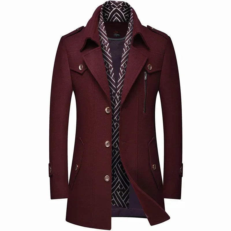 Marcus | Heritage Wool-Blend Coat
