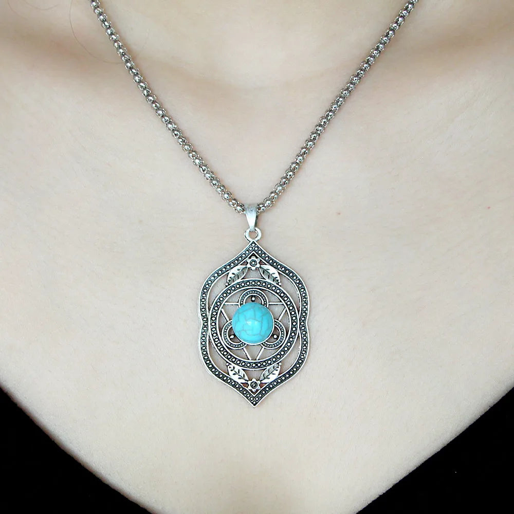 Vintage Bohemian Turquoises Beads Set