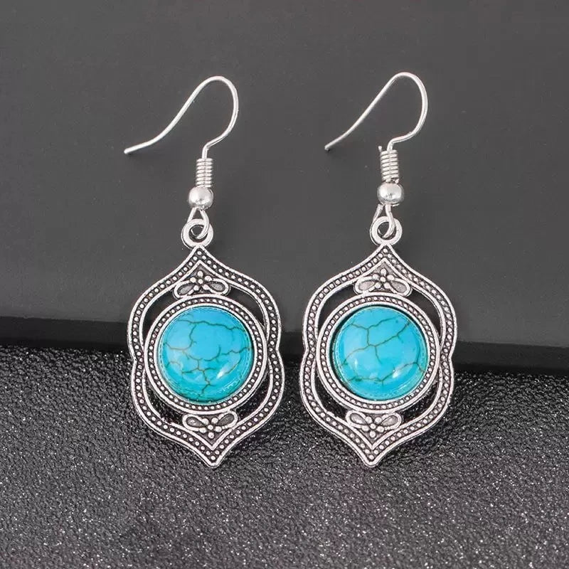 Vintage Bohemian Turquoises Beads Set