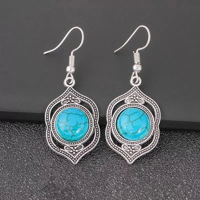 Vintage Bohemian Turquoises Beads Set