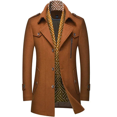 Marcus | Heritage Wool-Blend Coat