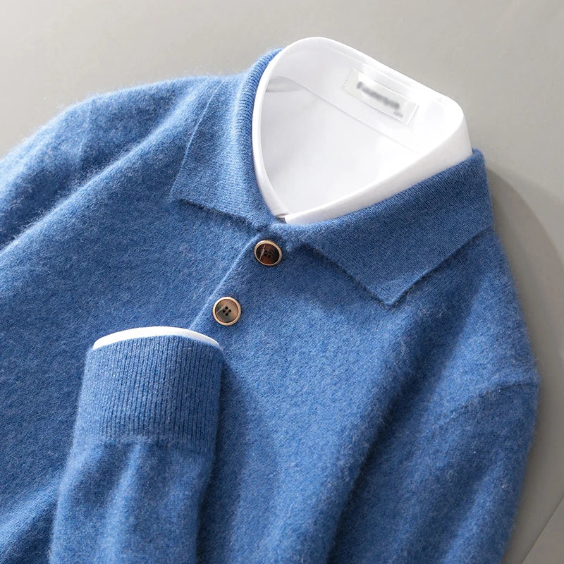 Calvin | Knit Polo Sweater