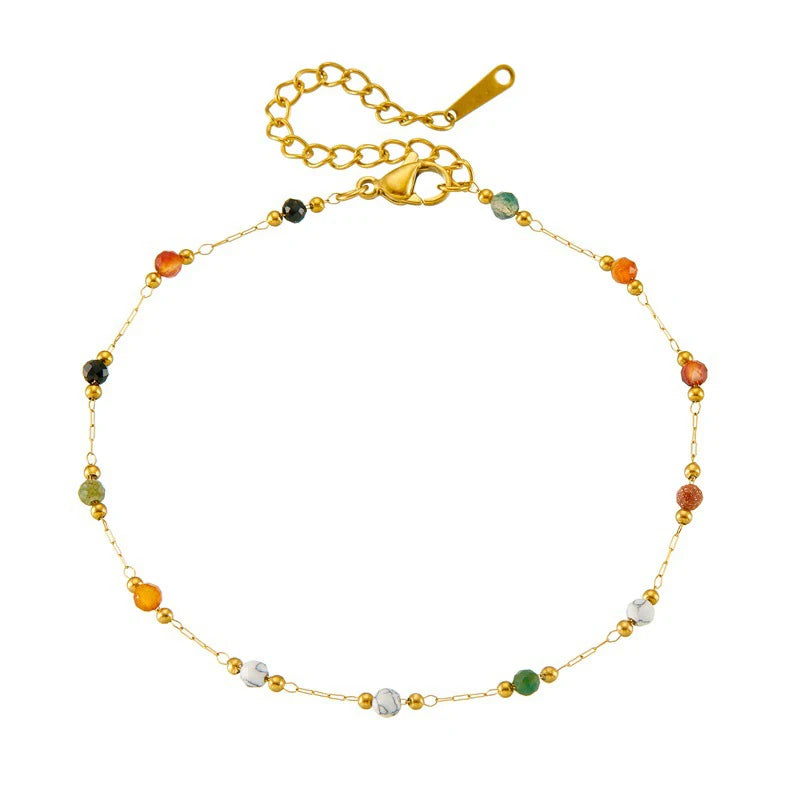 Natural Colored Beads Bracelet