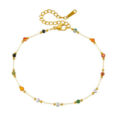 Natural Colored Beads Bracelet