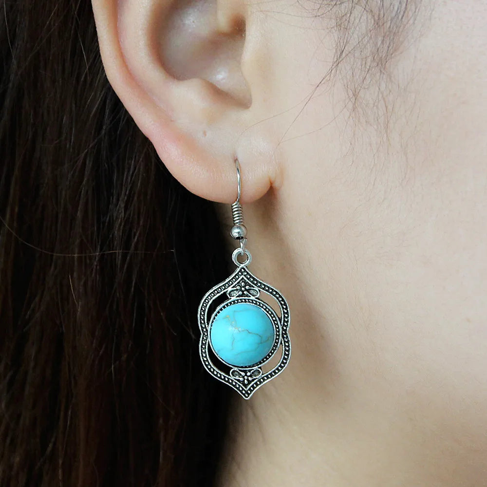 Vintage Bohemian Turquoises Beads Set