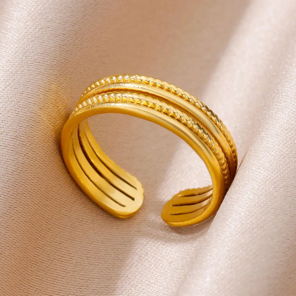 Gold and Silver Timeless Elegance Ring
