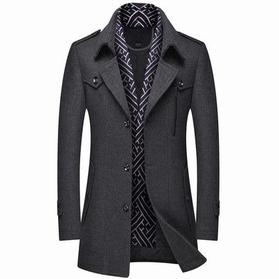 Marcus | Heritage Wool-Blend Coat