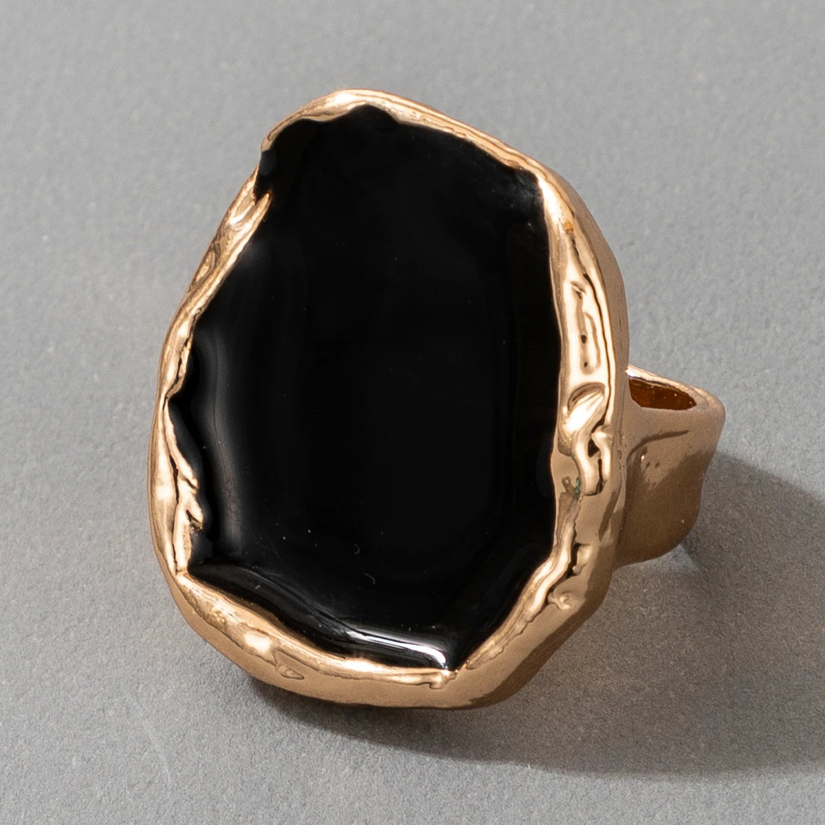 Tocona Bohemian Black Stone Joint Ring