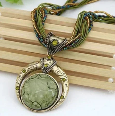 New Retro Bohemian Ethnic Style Necklace