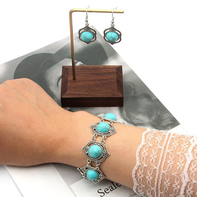 Vintage Bohemian Turquoises Beads Set