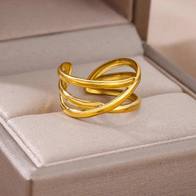 Gold and Silver Timeless Elegance Ring
