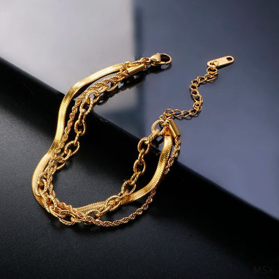 Stainless Steel Bohemian Style Personalized Anklet