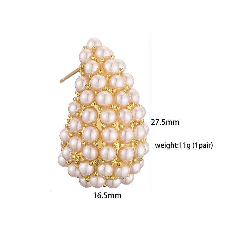 クラシックパールイヤリング