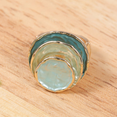 Boho Triple Layered Enamel Ring