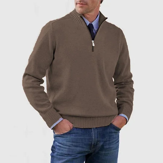 Bryce | Classic Quarter-Zip Sweater