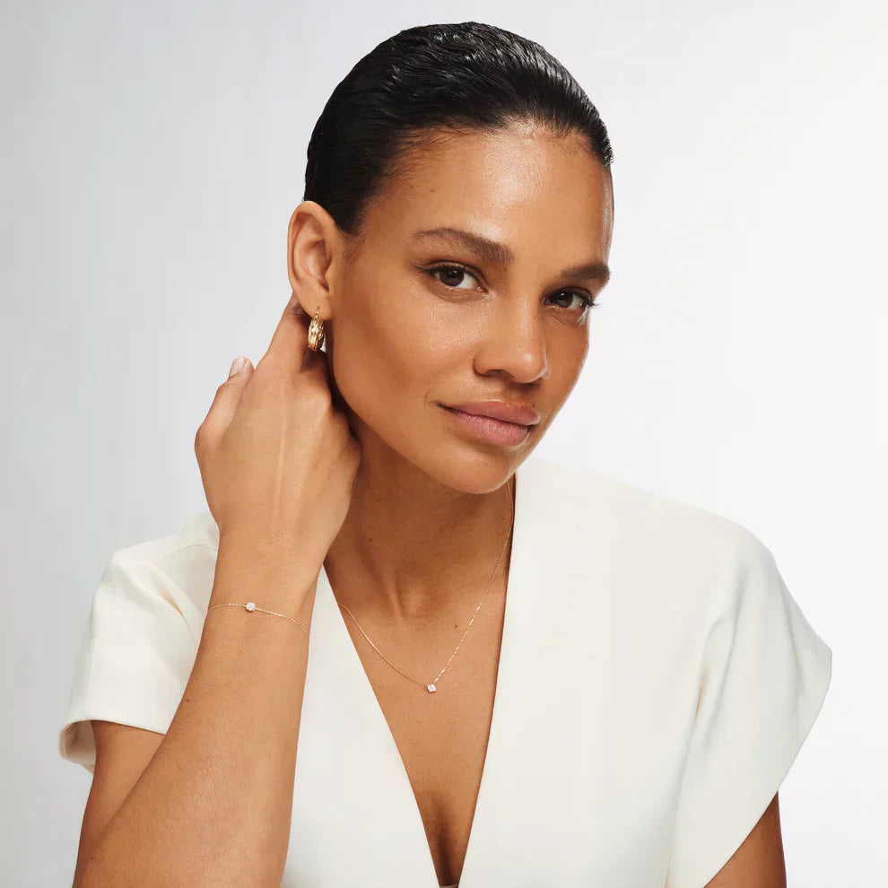 Cléa Moissanite Stacking Ring Set | 14K Gold