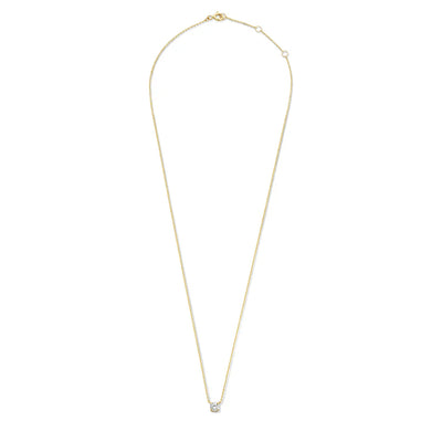 Cléa Moissanite Sten Necklace in 14k Gold