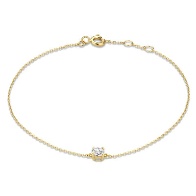14k Gold Cléa Moissanite Bracelet