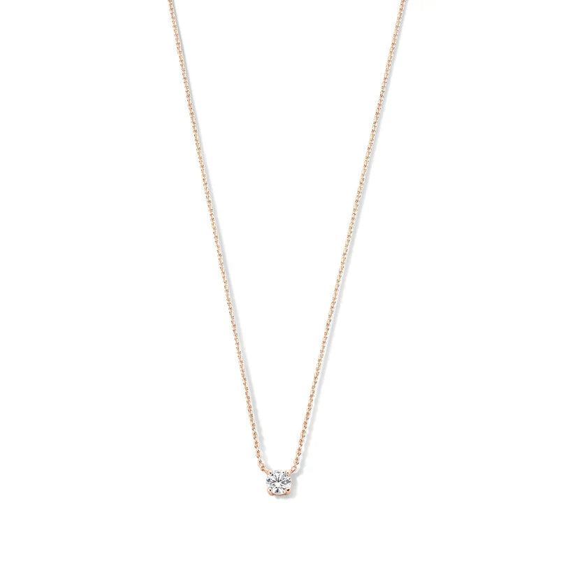 Cléa Moissanite Sten Necklace in 14k Gold
