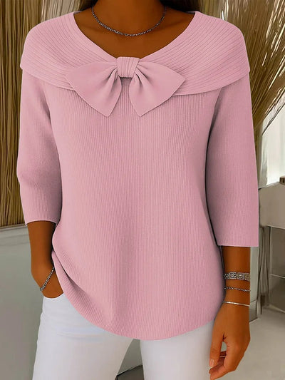 Amelia | Graceful Bow Sweater
