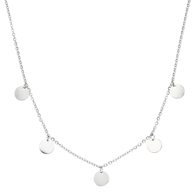 Funky Buddha Necklace | White Gold