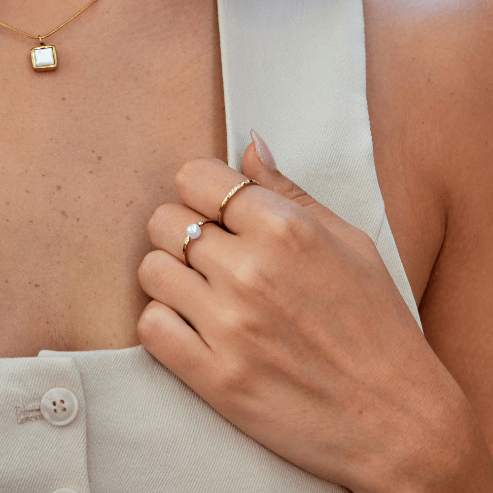 Peri freshwater pearl ring