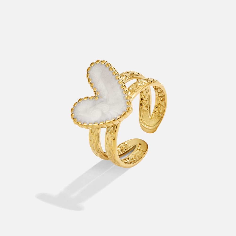 'Pure Heart' Gold ring