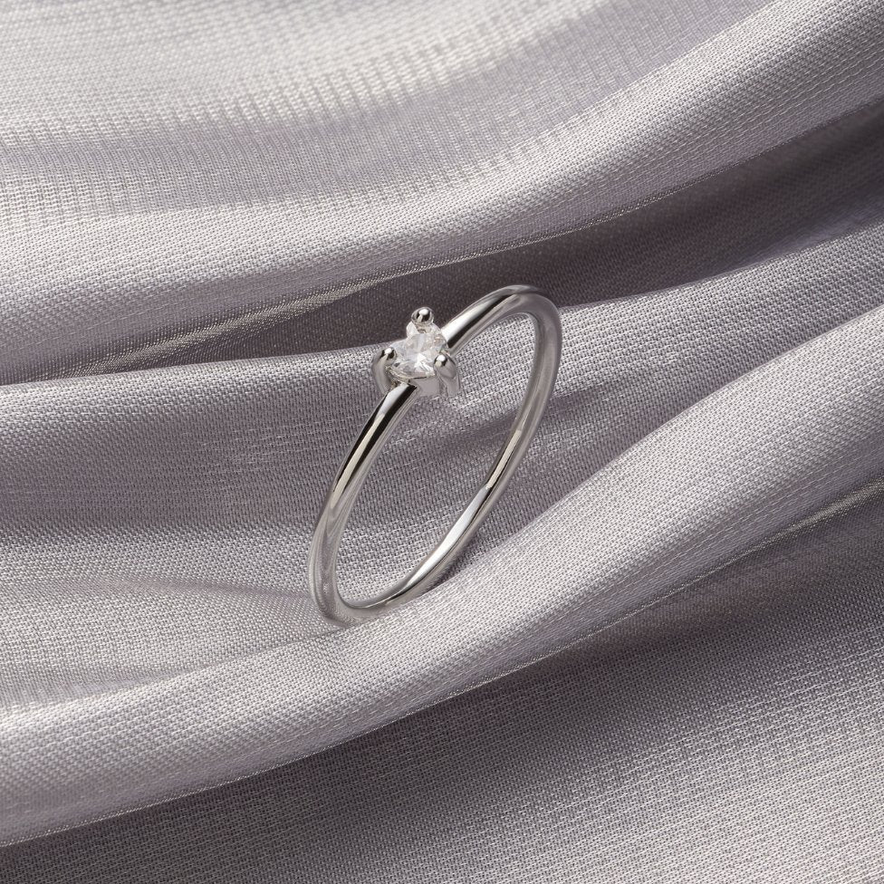 'Little Love' Crystal Heart Ring