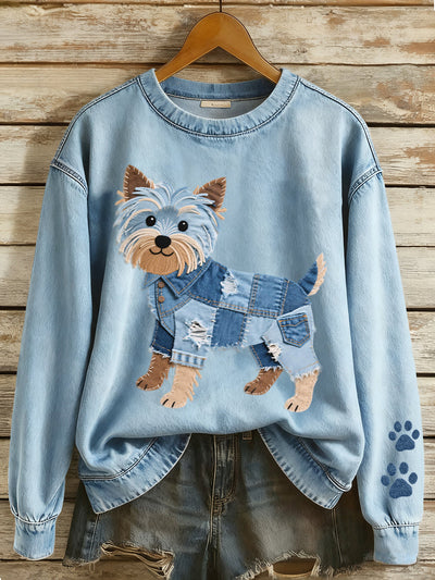 Lillian | Denim Patchwork Pets