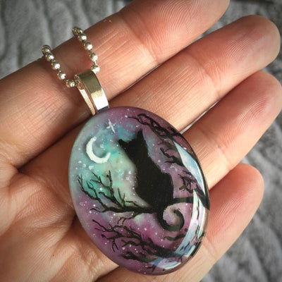 Starry Night’ Cat Necklace