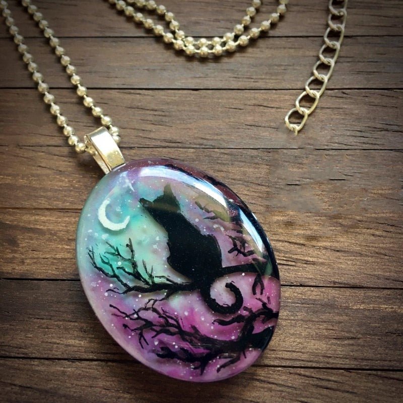 Starry Night’ Cat Necklace